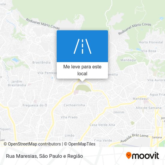 Rua Maresias mapa