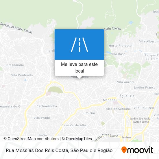 Rua Messías Dos Réis Costa mapa