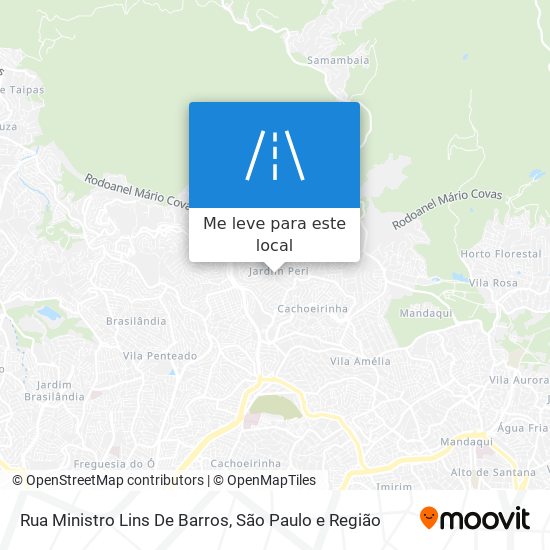 Rua Ministro Lins De Barros mapa