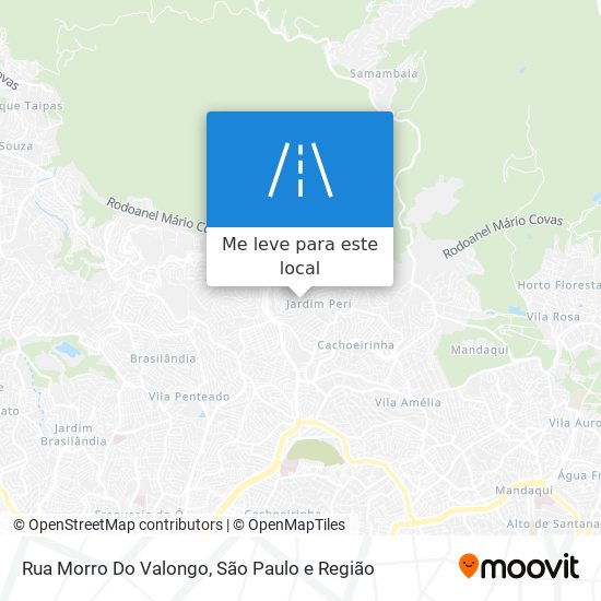 Rua Morro Do Valongo mapa