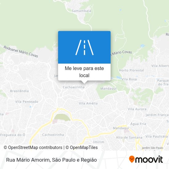 Rua Mário Amorim mapa