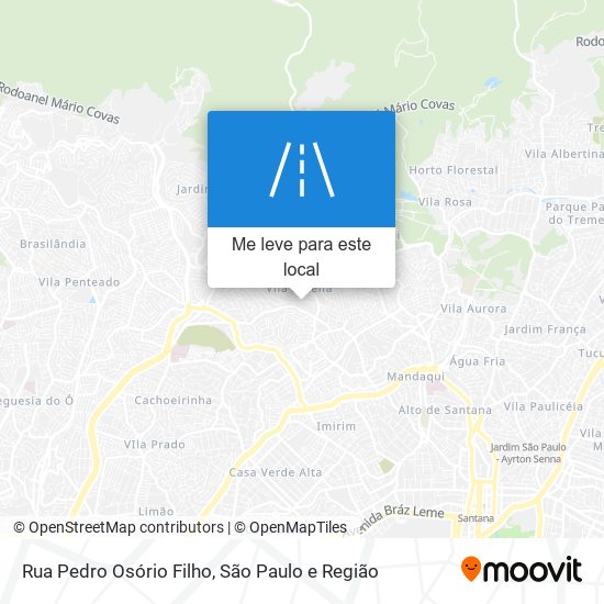 Rua Pedro Osório Filho mapa