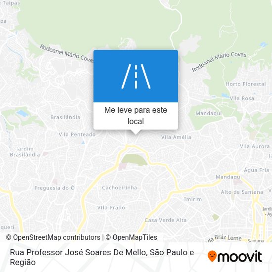 Rua Professor José Soares De Mello mapa