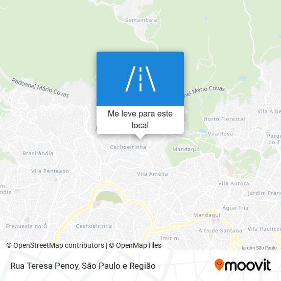 Rua Teresa Penoy mapa