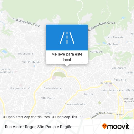 Rua Victor Roger mapa