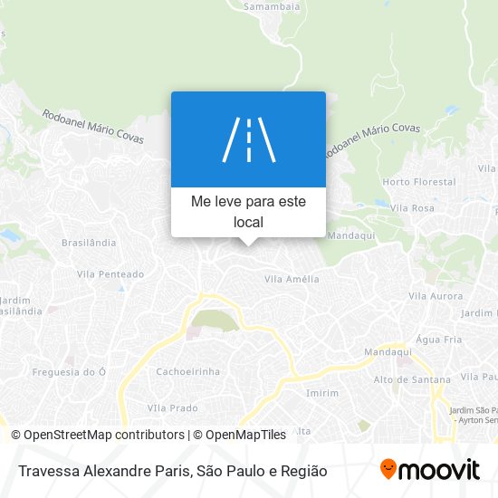 Travessa Alexandre Paris mapa