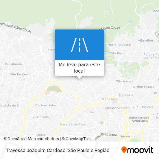 Travessa Joaquim Cardoso mapa