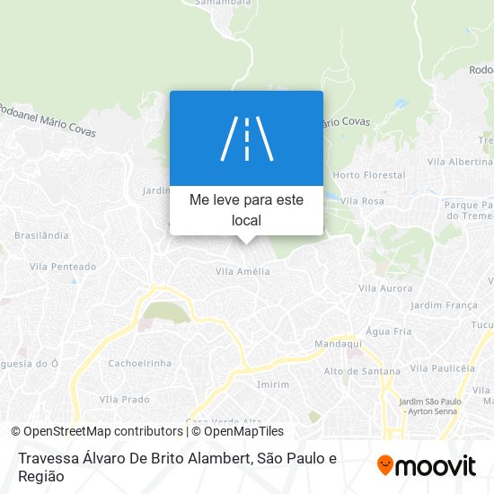 Travessa Álvaro De Brito Alambert mapa