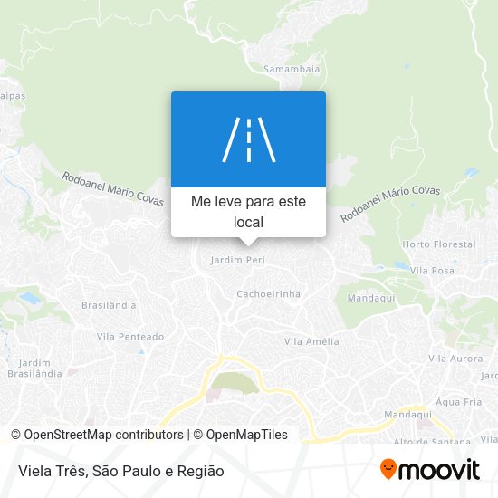 Viela Três mapa