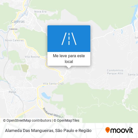 Alameda Das Mangueiras mapa