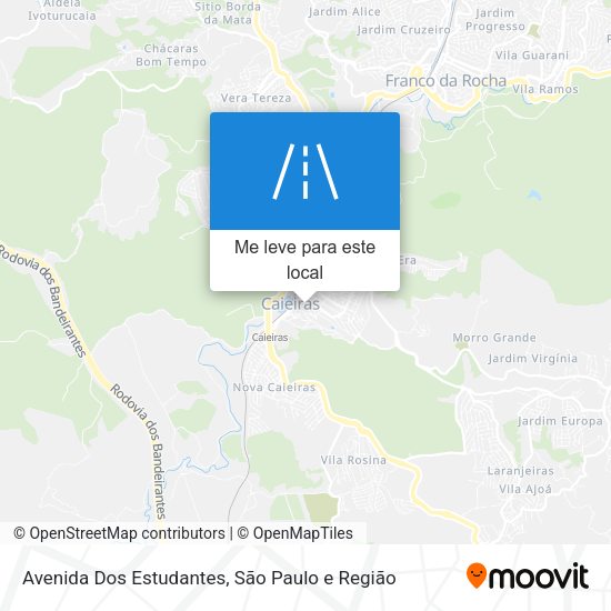 Avenida Dos Estudantes mapa