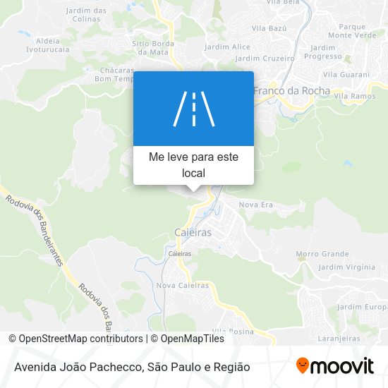 Avenida João Pachecco mapa