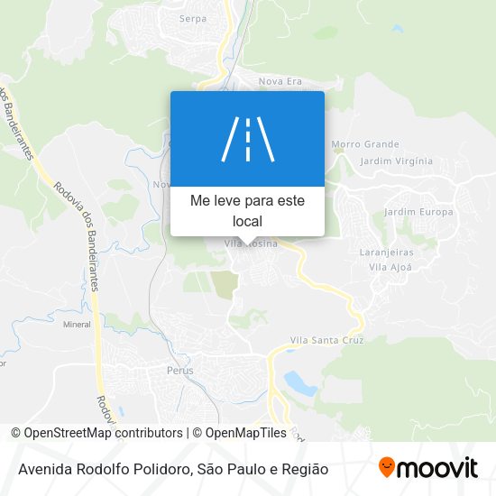 Avenida Rodolfo Polidoro mapa