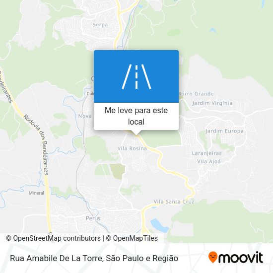 Rua Amabile De La Torre mapa