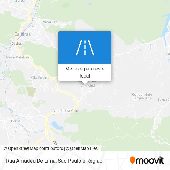 Rua Amadeu De Lima mapa