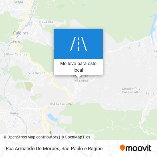 Rua Armando De Moraes mapa