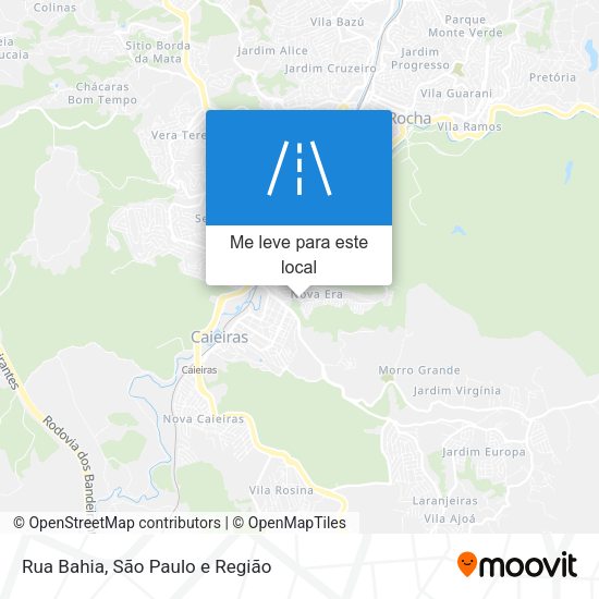 Rua Bahia mapa