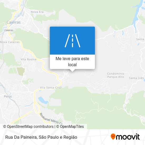 Rua Da Paineira mapa