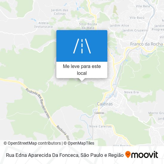 Rua Edna Aparecida Da Fonceca mapa