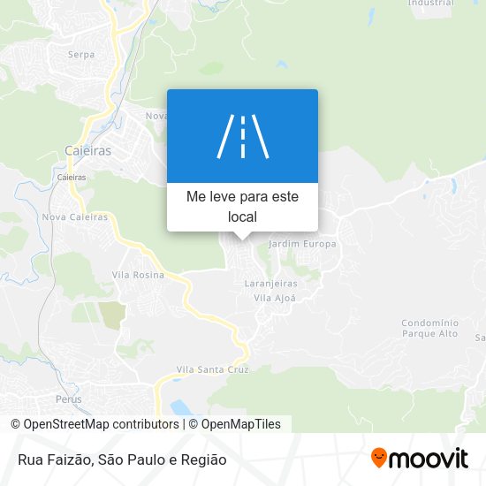 Rua Faizão mapa