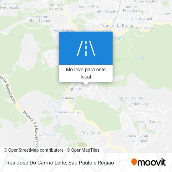 Rua José Do Carmo Leite mapa