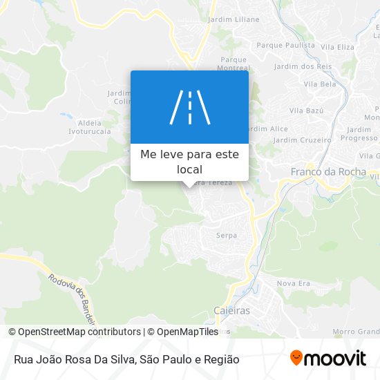 Rua João Rosa Da Silva mapa