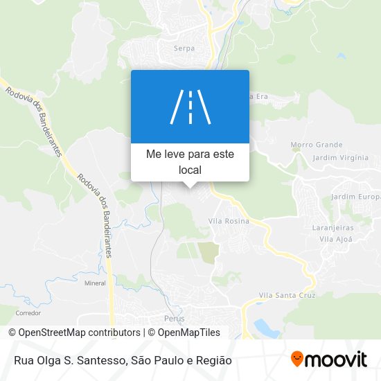 Rua Olga S. Santesso mapa