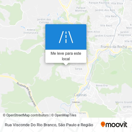 Rua Visconde Do Rio Branco mapa