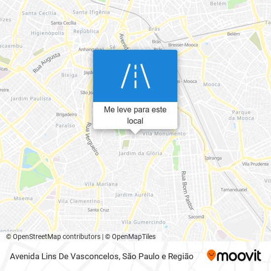 Avenida Lins De Vasconcelos mapa