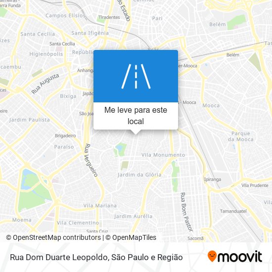 Rua Dom Duarte Leopoldo mapa