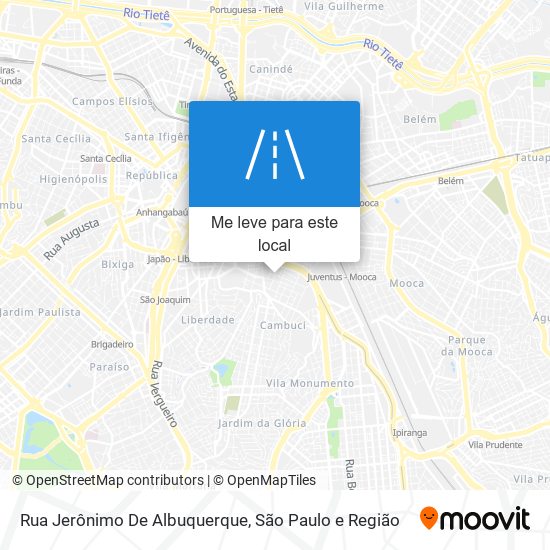 Rua Jerônimo De Albuquerque mapa