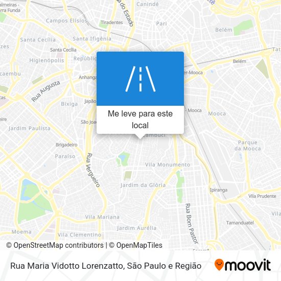 Rua Maria Vidotto Lorenzatto mapa
