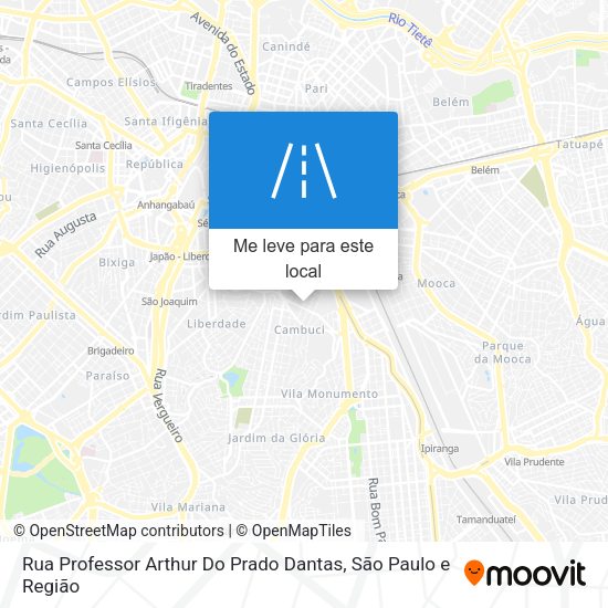 Rua Professor Arthur Do Prado Dantas mapa