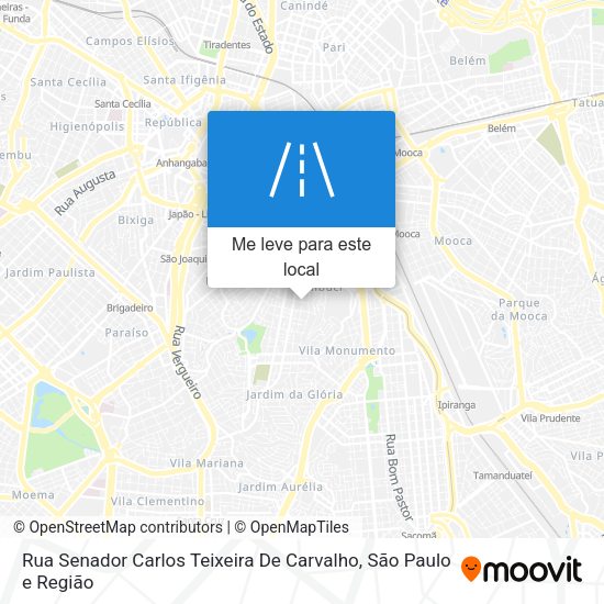 Rua Senador Carlos Teixeira De Carvalho mapa