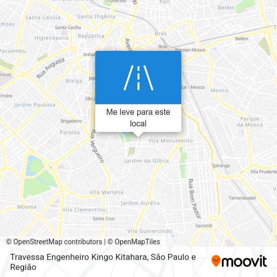 Travessa Engenheiro Kingo Kitahara mapa