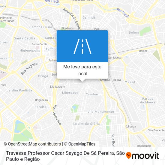 Travessa Professor Oscar Sayago De Sá Pereira mapa