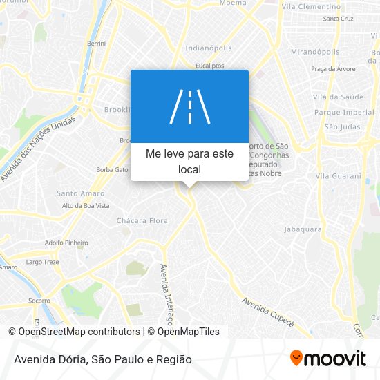 Avenida Dória mapa
