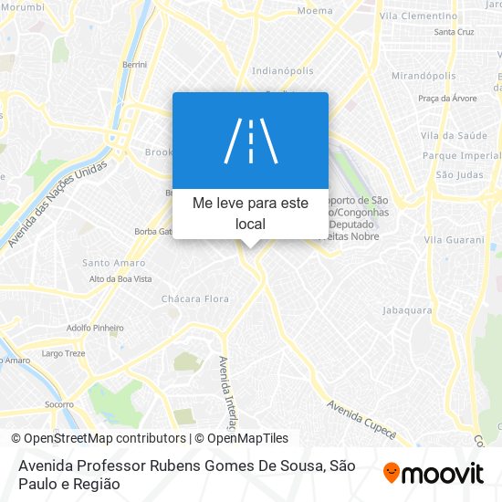 Avenida Professor Rubens Gomes De Sousa mapa