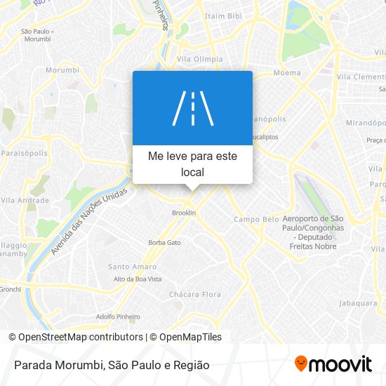 Parada Morumbi mapa