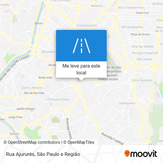 Rua Ajururés mapa