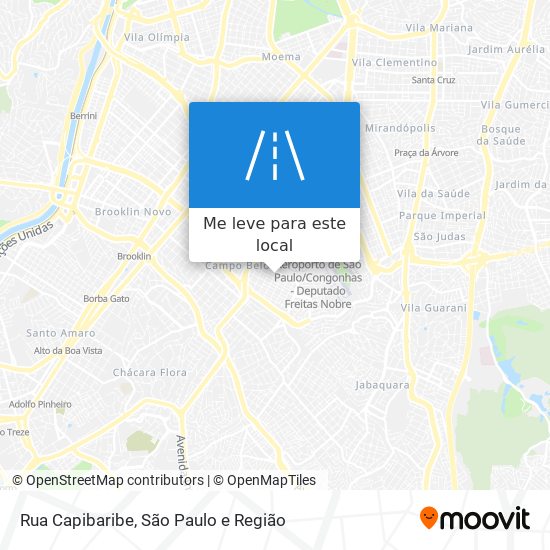 Rua Capibaribe mapa