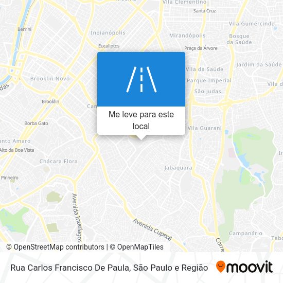 Rua Carlos Francisco De Paula mapa