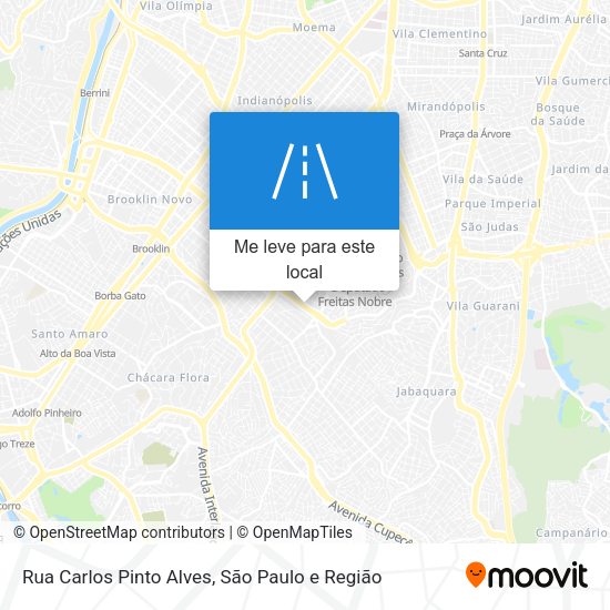 Rua Carlos Pinto Alves mapa