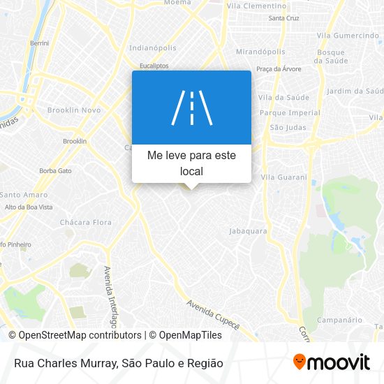 Rua Charles Murray mapa
