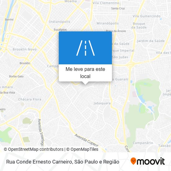 Rua Conde Ernesto Carneiro mapa