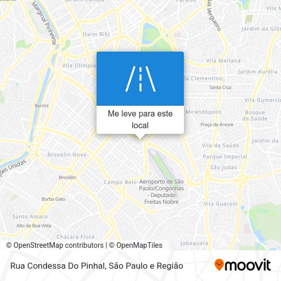 Rua Condessa Do Pinhal mapa