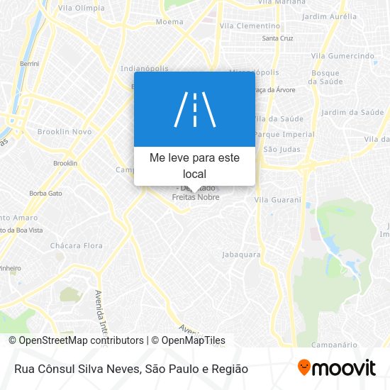Rua Cônsul Silva Neves mapa
