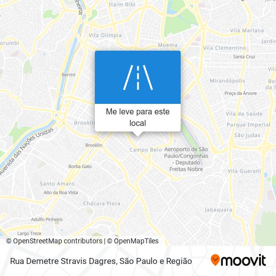 Rua Demetre Stravis Dagres mapa