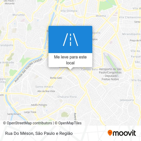 Rua Do Méson mapa