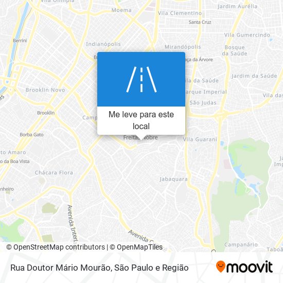 Rua Doutor Mário Mourão mapa